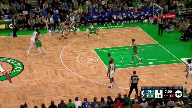 【2023年05月04日】NBA東部半決賽G2:76人vs凱爾特人第1節(jié)中文解說回放