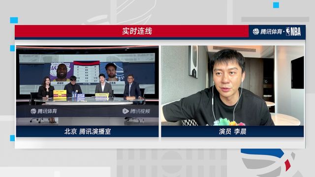 【2023年05月05日 湖人vs勇士集錦】采訪李晨：湖人可能是總冠軍 總和蘇醒鄧超一起打球賽