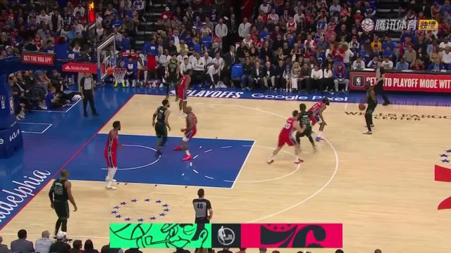 【2023年05月06日】NBA东部半决赛G3:凯尔特人vs76人第2节英文原声回放