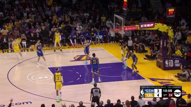 【2023年05月09日】NBA西部半決賽G4:勇士vs湖人第1節(jié)英文原聲回放