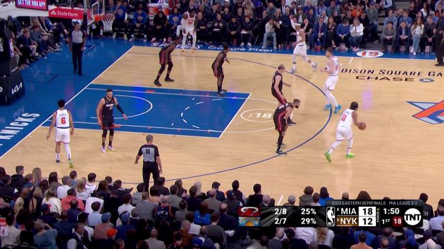【2023年05月11日】NBA東部半決賽G5：熱火vs尼克斯第1節(jié)中文解說回放