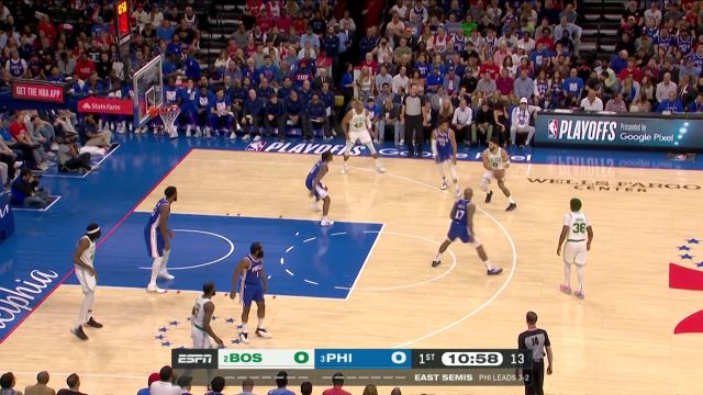 【2023年05月12日】NBA東部半決賽G6：凱爾特人vs76人第1節(jié)中文解說回放