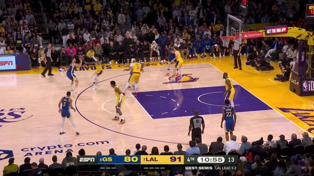 【2023年05月13日】NBA西部半決賽G6:勇士vs湖人第4節(jié)中文解說回放