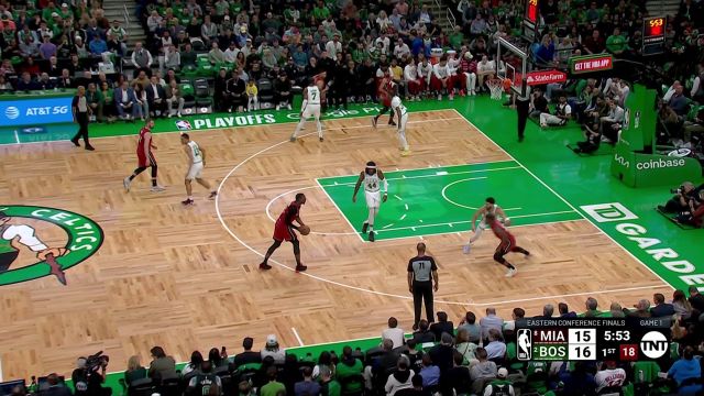 【2023年05月18日 熱火vs凱爾特人集錦】一招鮮吃遍天！巴特勒無視防守連殺禁區(qū)跳投命中