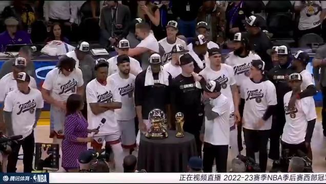 【2023年05月23日】NBA西部决赛G4：掘金颁奖典礼