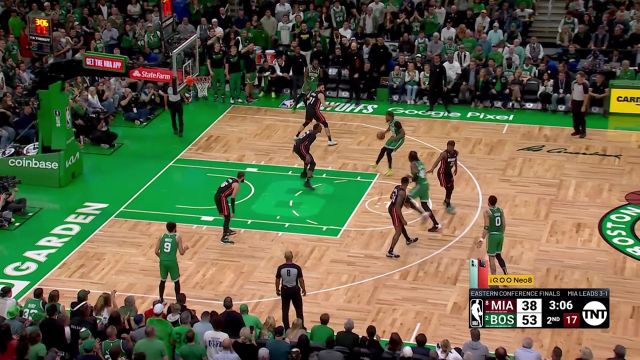 【2023年05月26日 熱火vs凱爾特人集錦】硬漢形象無需多言！ 巴特勒殺進籃下雙手暴扣造成2+1