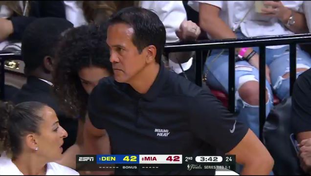 【2023年06月08日】NBA總決賽G3：掘金vs熱火第2節(jié)英文原聲回放