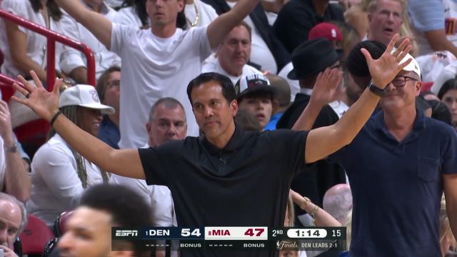 【2023年06月10日】NBA總決賽G4：掘金vs熱火第2節(jié)英文原聲回放