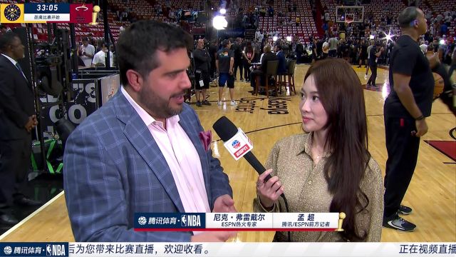 【2023年06月10日 掘金vs熱火集錦】孟超連線ESPN熱火專家：巴特勒必須在進攻端展現(xiàn)統(tǒng)治力 阿德巴約在攻防兩端需要加強