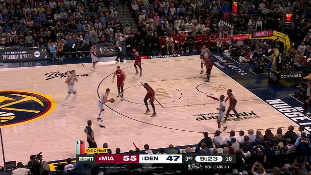 【2023年06月13日】NBA总决赛G5:热火vs掘金第3节中文解说回放