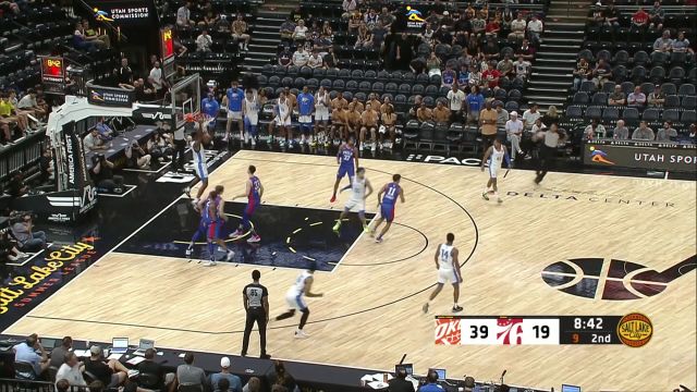 【2023年07月07日 雷霆vs76人集锦】本场最佳配合 威廉姆斯篮下接球暴扣终结
