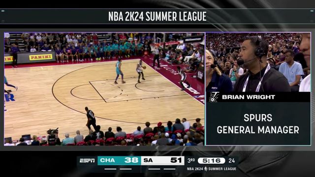 【2023年07月08日 黄蜂vs马刺集锦】欢迎来到NBA!凯-琼斯强势抢戏空接隔扣文班亚马