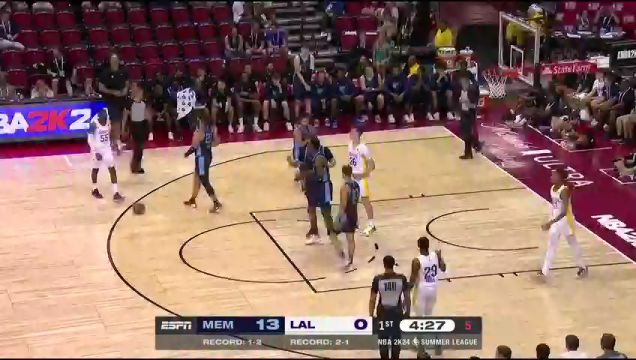 【2023年07月15日】NBA夏季聯(lián)賽:灰熊vs湖人第1節(jié)中文解說回放