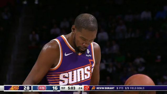 【2023年10月09日】NBA季前賽：太陽vs活塞第1節(jié)中文解說回放