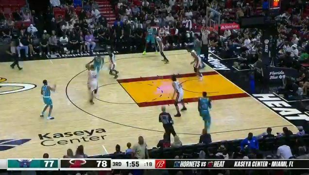 【2023年10月11日】NBA季前赛:黄蜂vs热火英文原声全场回放