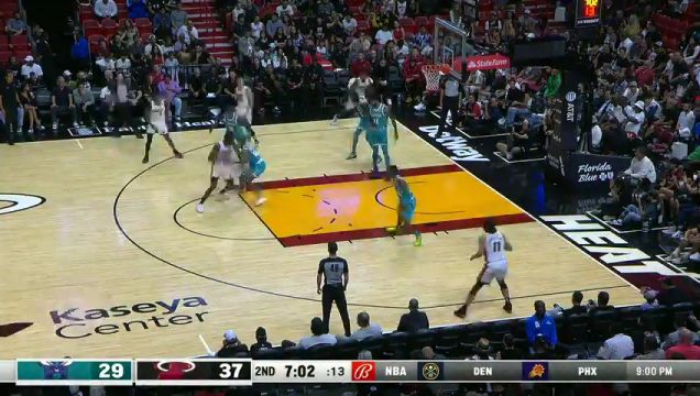 【2023年10月11日】NBA季前賽:黃蜂vs熱火第2節(jié)英文原聲回放