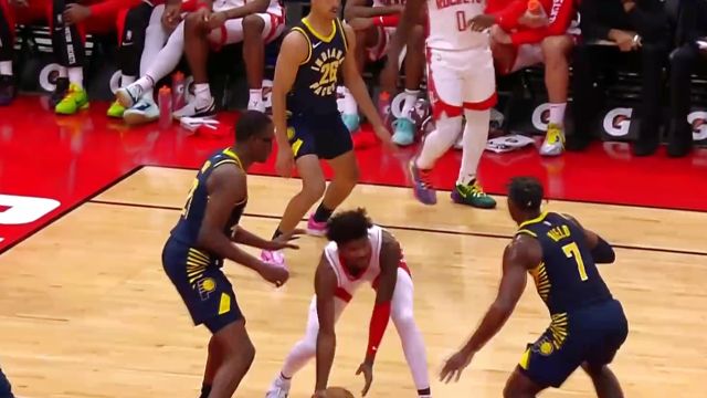 【2023年10月11日 步行者vs火箭集锦】NBA:火箭6人上双大胜步行者 狄龙遭驱逐