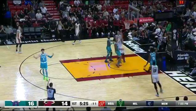 【2023年10月11日】NBA季前賽：黃蜂vs熱火第1節(jié)中文解說回放