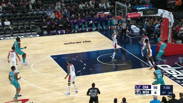 【2023年10月13日】NBA季前賽：黃蜂vs奇才第1節(jié)英文原聲回放