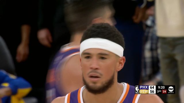 【2023年10月25日 太阳vs勇士集锦】皓篮球:看给布克累的小脸通红啊!一看就血压上来了
