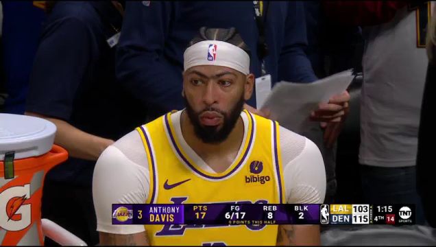 【2023年10月25日】NBA揭幕戰(zhàn)：湖人vs掘金第4節(jié)英文原聲回放