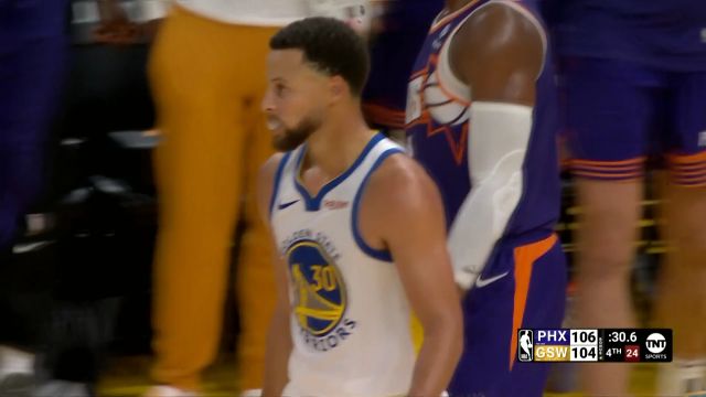 【2023年10月25日 太阳vs勇士集锦】库里关键三分命中 皓篮球:关键时刻方显英雄本身