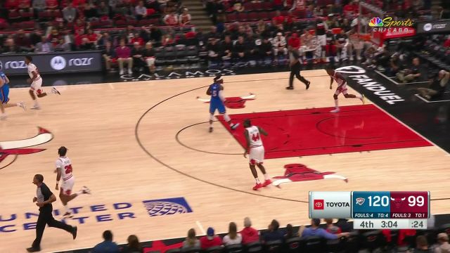 【2023年10月26日】NBA常規(guī)賽:雷霆vs公牛第4節(jié)英文原聲回放