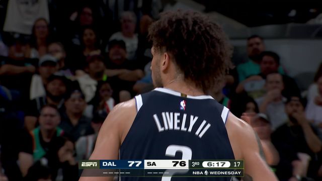 【2023年10月26日 独行侠vs马刺集锦】如同天降暴雷一般 东契奇连线莱夫利二世空接隔扣科林斯