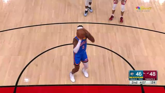 【2023年10月26日】NBA常規(guī)賽:雷霆vs公牛第2節(jié)英文原聲回放