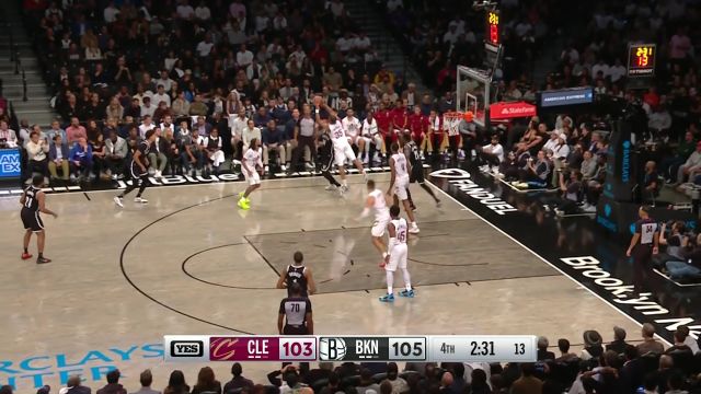 【2023年10月26日 骑士vs篮网集锦】成功追平比分！ 米切尔大回环甩开防守稳稳命中上篮