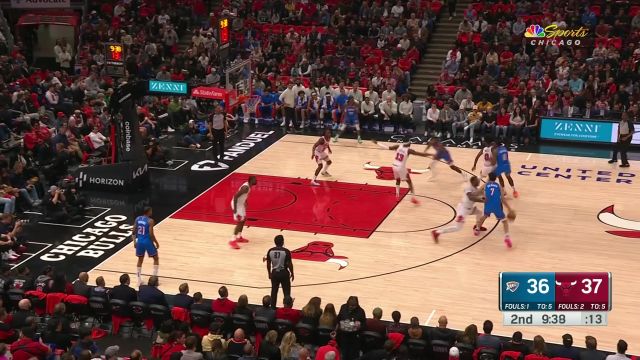 【2023年10月26日 雷霆vs公牛集錦】歡迎來到NBA 莊神搶斷+變向腳踝終結(jié)晃倒霍姆格倫