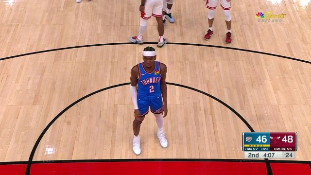 【2023年10月26日】NBA常規(guī)賽:雷霆vs公牛英文原聲全場回放