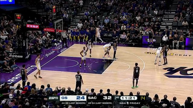 【2023年10月28日】NBA常規(guī)賽：勇士vs國王第2節(jié)中文解說回放