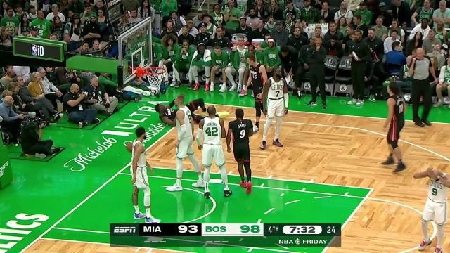 【2023年10月28日 热火vs凯尔特人集锦】热火vs凯尔特人五佳球 阿德巴约单臂擎天无情隔扣波尔津吉斯