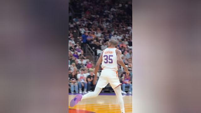 【2023年10月29日 爵士vs太阳集锦】压迫感十足!场边观众视角感受杜兰特借挡拆抛射命中