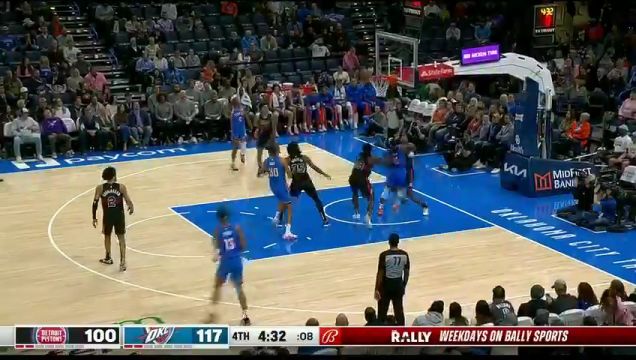 【2023年10月31日】NBA常規(guī)賽:活塞vs雷霆第4節(jié)原聲解說(shuō)回放