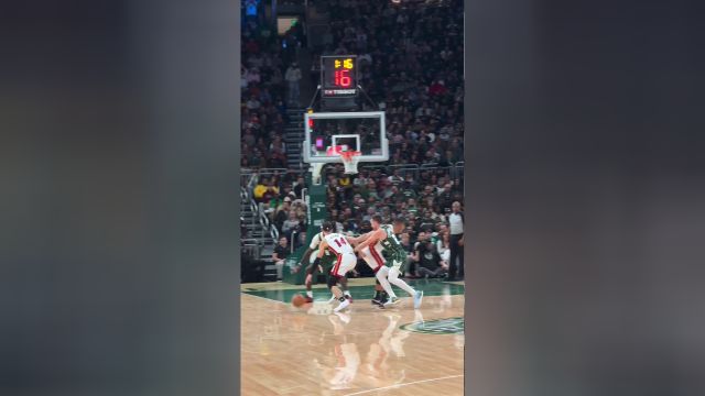 【2023年10月31日 熱火vs雄鹿集錦】一打雄鹿就來勁 希羅虛晃一槍上籃得手