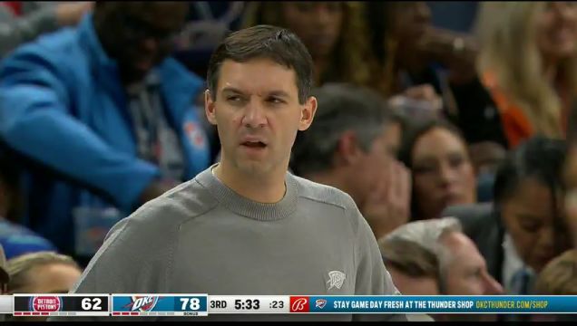 【2023年10月31日】NBA常規(guī)賽:活塞vs雷霆第3節(jié)原聲解說(shuō)回放