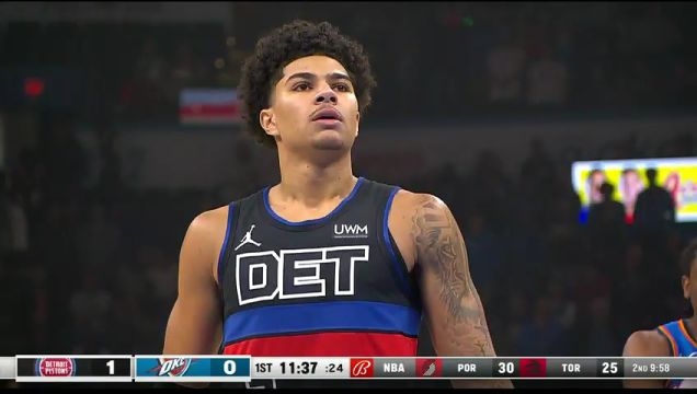 【2023年10月31日】NBA常規(guī)賽:活塞vs雷霆第1節(jié)原聲解說(shuō)回放