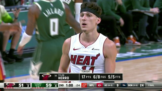 【2023年10月31日】NBA常規(guī)賽：熱火vs雄鹿第2節(jié)英文原聲回放