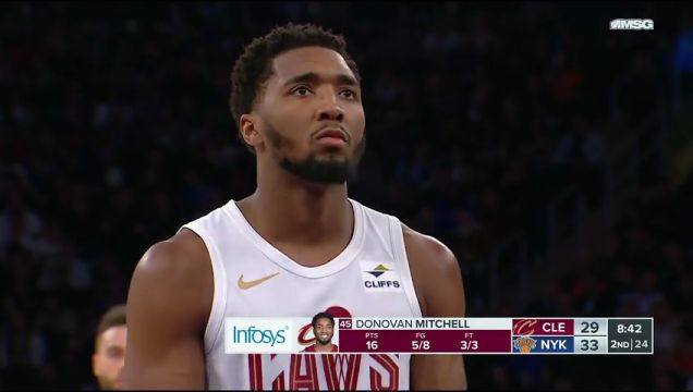 【2023年11月02日】 NBA常規(guī)賽:騎士vs尼克斯第2節(jié)英文原聲回放