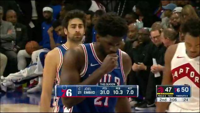 【2023年11月03日】NBA常規(guī)賽:猛龍vs76人第2節(jié)中文解說回放