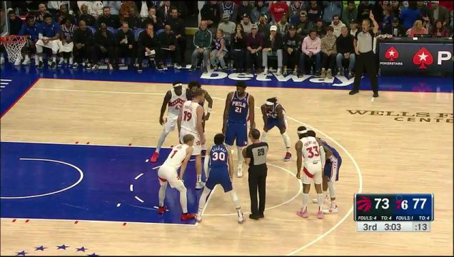 【2023年11月03日】NBA常規(guī)賽:猛龍vs76人第3節(jié)英文原聲回放