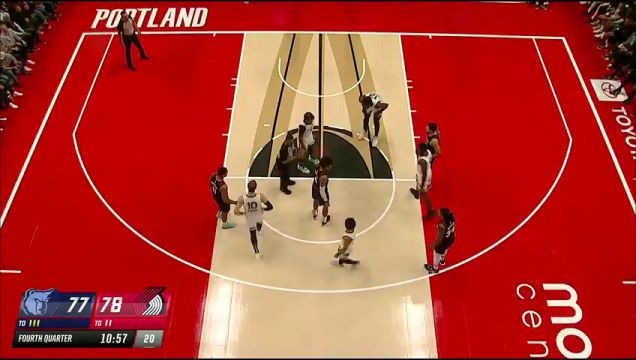 【2023年11月04日】NBA季中锦标赛小组赛:灰熊vs开拓者第4节英文原声回放
