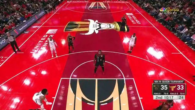 【2023年11月04日】NBA季中錦標(biāo)賽小組賽:籃網(wǎng)vs公牛第2節(jié)英文原聲回放