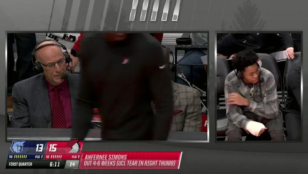 【2023年11月04日】NBA季中锦标赛小组赛:灰熊vs开拓者第1节中文解说回放