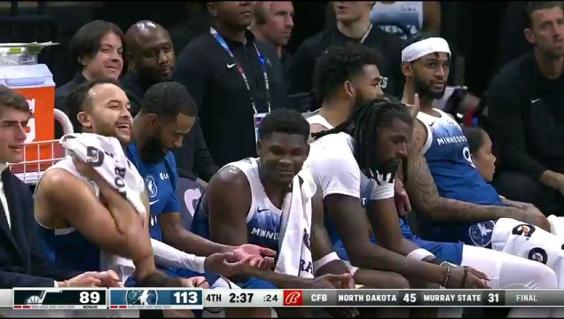 【2023年11月05日】NBA常規(guī)賽:爵士vs森林狼第4節(jié)中文解說回放