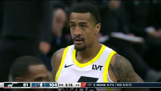 【2023年11月05日】 NBA常規(guī)賽:爵士vs森林狼英文原聲全場(chǎng)回放