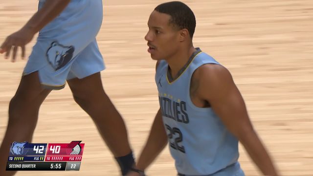 【2023年11月06日】NBA常規(guī)賽:灰熊vs開拓者第2節(jié)英文原聲回放