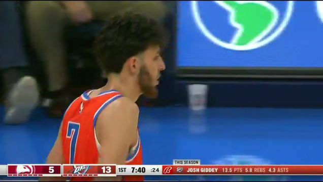 【2023年11月07日】NBA常規(guī)賽:老鷹vs雷霆第1節(jié)英文原聲回放